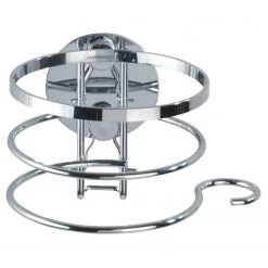 WENKO Porte sèche-cheveux Turbo-Loc Brenta - Acier inoxydable - Argenté -Accessoires de salle de bain Soldes 1000274092 210618 14063000261 DETAILS P000000001000274092