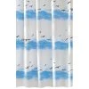 Kleine Wolke Rideau de douche Seaside - Polyester - Bleu crocus - 180 x 180 cm