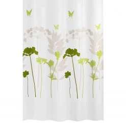 Kleine Wolke Rideau de douche Barcelona - Polyester - Trèfle - 180 x 180 cm