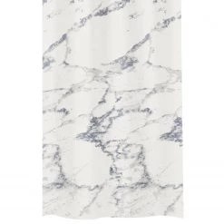 Kleine Wolke Rideau de douche Marble - Polyester - Anthracite - 180 x 180 cm