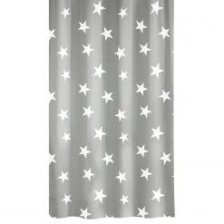 Kleine Wolke Rideau de douche Nova - Polyester - Platine - 240 x 180 cm