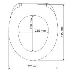 WENKO Siège WC Bilbao - Acier inoxydable - Blanc -Accessoires de salle de bain Soldes 1000287120 210827 133032001084 ICON DETAILS P000000001000287120 icon seal