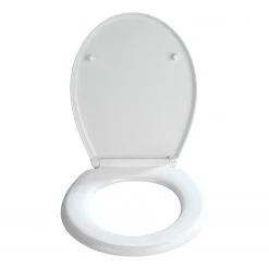 WENKO Siège WC Bilbao - Acier inoxydable - Blanc 14 WENKO Siège WC Bilbao - Acier inoxydable - Blanc -Accessoires de salle de bain Soldes 1000287120 210827 13303200353 DETAILS P000000001000287120