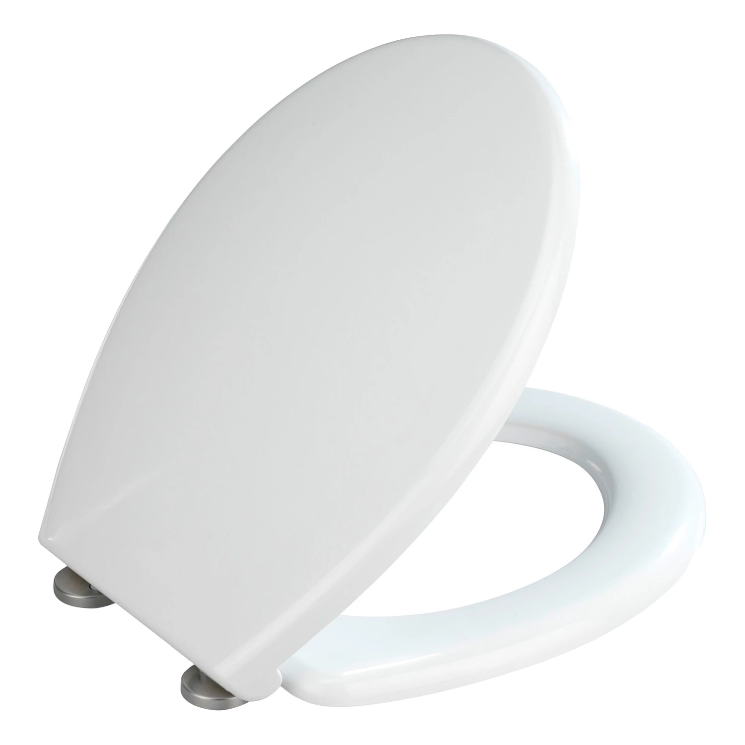 WENKO Siège WC Bilbao - Acier inoxydable - Blanc 8 WENKO Siège WC Bilbao - Acier inoxydable - Blanc – Image 8