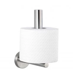 WENKO Porte papier toilette Bosio - Acier inoxydable - Mat
