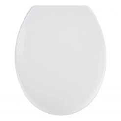 WENKO Siège WC Vigone - Acier inoxydable - Blanc