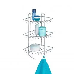 WENKO Étagère d’angle Exklusiv II - Acier - Chromé -Accessoires de salle de bain Soldes 1000287125 210827 13301000025 DETAILS P000000001000287125
