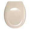 WENKO Siège WC Bergamo - Acier inoxydable - Beige