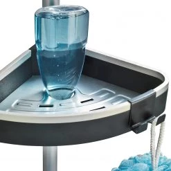 WENKO Étagère de douche télescopique Wave - Aluminium / Polypropylène - Argenté / Noir 16 WENKO Étagère de douche télescopique Wave - Aluminium / Polypropylène - Argenté / Noir -Accessoires de salle de bain Soldes 1000287139 210827 13301500109 DETAILS P000000001000287139