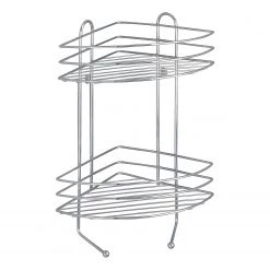 WENKO Étagère d’angle Exklusiv I - Acier - Chromé