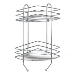 WENKO Étagère d’angle Exklusiv I - Acier - Chromé -Accessoires de salle de bain Soldes 1000287142 210827 13301700134 DETAILS P000000001000287142