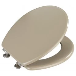 WENKO Siège WC Prima - Acier inoxydable - Beige -Accessoires de salle de bain Soldes 1000287153 210827 13302100206 DETAILS P000000001000287153