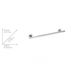 Porte-serviette Uno Bosio II - Acier inoxydable - Argenté -Accessoires de salle de bain Soldes 1000287157 210827 13302400962 ICON DETAILS P000000001000287157 icon seal