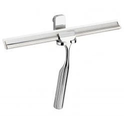 WENKO Raclette de douche Premium - Acier inoxydable - Argenté