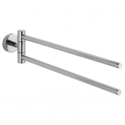 WENKO Porte-serviettes Bosio - Acier inoxydable - Argenté