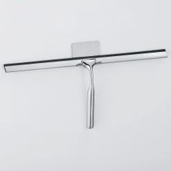 WENKO Raclette de douche Terni Jumbo - Acier chromé -Accessoires de salle de bain Soldes 1000287205 210827 13304300517 DETAILS P000000001000287205