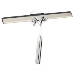 WENKO Raclette de douche Terni Plus - Zinc - Chrome