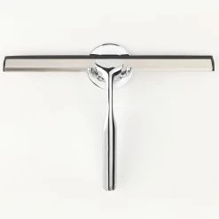 WENKO Raclette de douche Terni Plus - Zinc - Chrome -Accessoires de salle de bain Soldes 1000287206 210827 13304300522 DETAILS P000000001000287206