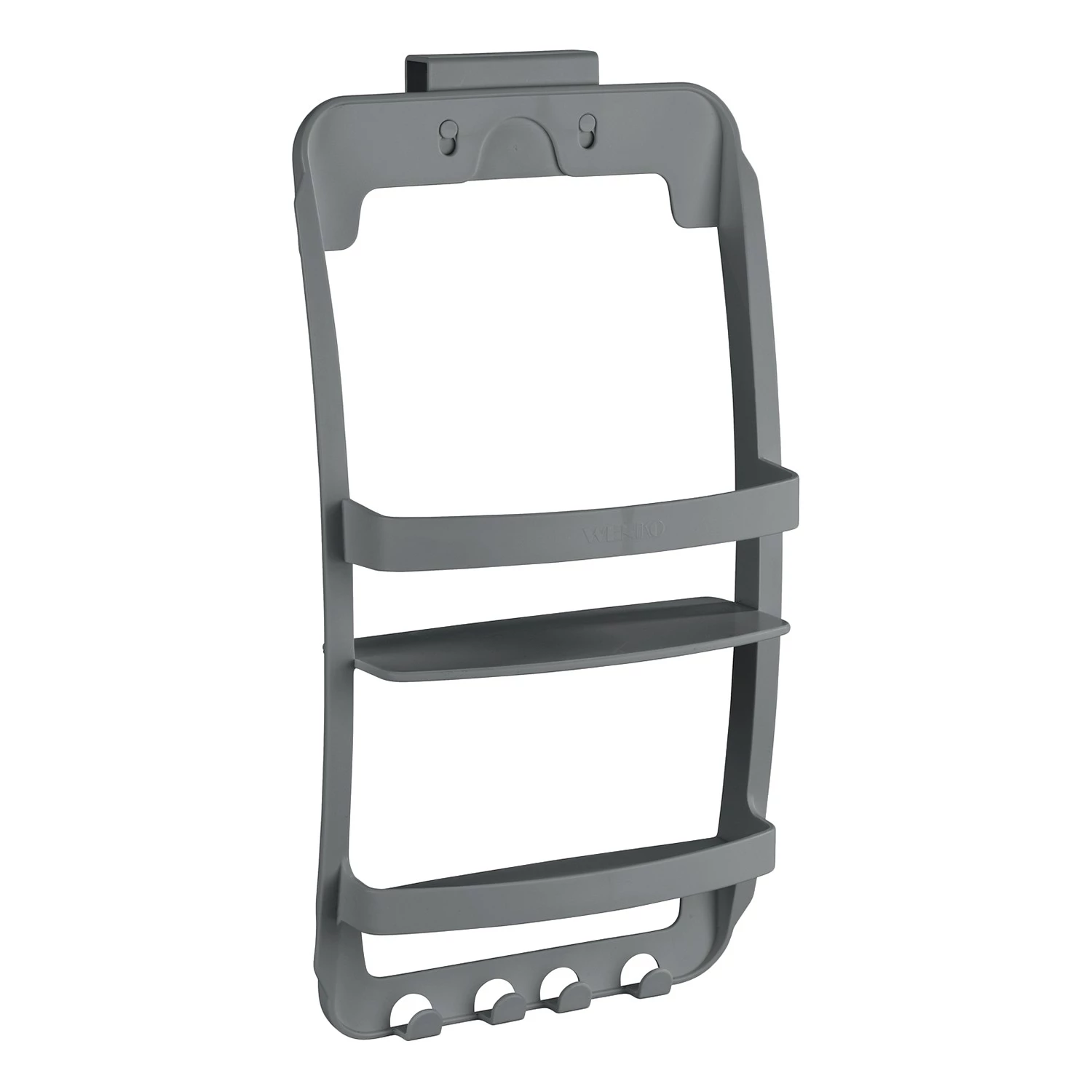 WENKO Étagère de douche Universal - Polypropylène - Anthracite 1 WENKO Étagère de douche Universal - Polypropylène - Anthracite