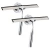 WENKO Raclettes de douche Terni (lot de 2) - Acier - Chromé