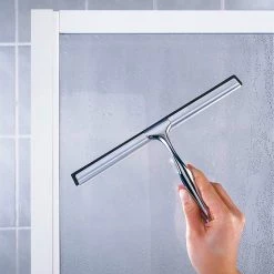 WENKO Raclettes de douche Terni (lot de 2) - Acier - Chromé -Accessoires de salle de bain Soldes 1000287214 210827 13304600566 DETAILS P000000001000287214