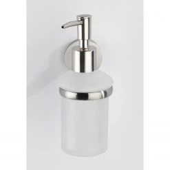 Distributeur de savon Cuba - Zinc - Argenté - Volume de remplissage : 180 ml -Accessoires de salle de bain Soldes 1000287215 210827 13304600571 DETAILS P000000001000287215