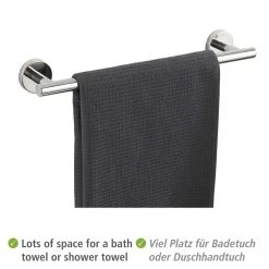 WENKO Porte-serviette Bosio - Acier inoxydable - Argenté -Accessoires de salle de bain Soldes 1000287219 210827 133049001336 ICON DETAILS P000000001000287219 icon seal