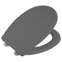 WENKO Siège WC Vorno Neo - Acier inoxydable - Gris -Accessoires de salle de bain Soldes 1000287226 210827 13305200649 DETAILS P000000001000287226