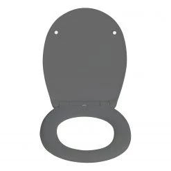 WENKO Siège WC Vorno Neo - Acier inoxydable - Gris -Accessoires de salle de bain Soldes 1000287226 210827 13305200650 DETAILS P000000001000287226