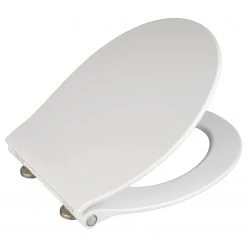 WENKO Siège WC premium LED Aqua - Acier inoxydable - Blanc -Accessoires de salle de bain Soldes 1000287242 210827 13305600712 DETAILS P000000001000287242