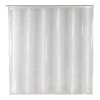 WENKO Rideau de douche Salda - Polyéthylène-acétate de vinyle - Transparent