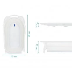 Baignoire pliable Fillikid Basic I - Blanc -Accessoires de salle de bain Soldes 1000304268 211029 0716300000505 SKETCH DETAILS P000000001000304268 sketch