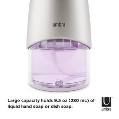 Umbra Distributeur de savon Otto - Argenté -Accessoires de salle de bain Soldes 1000316997 220112 13103200698 SKETCH DETAILS P000000001000316997 sketch