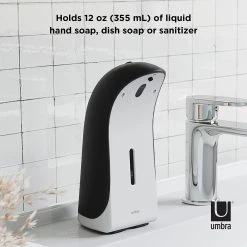 Umbra Distributeur de savon Emperor - Noir / Blanc -Accessoires de salle de bain Soldes 1000317005 220112 13111000778 SKETCH DETAILS P000000001000317005 sketch