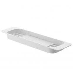 Yamazaki Tablette de baignoire Tower - Acier / ABS - Blanc