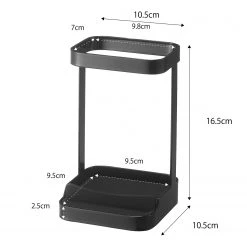 Yamazaki Porte sèche-cheveux Tower - Acier / Silicone - Noir -Accessoires de salle de bain Soldes 1000318563 220107 16174900910 SKETCH DETAILS P000000001000318563 sketch