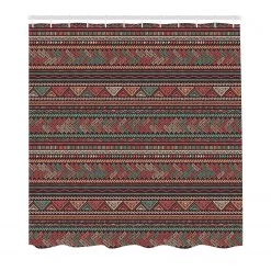 Twentyfour Rideau de douche Latina - Polyester - Multicolore - 175 x 220 cm