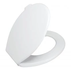 WENKO Siège WC Mop - Thermoplast, fixation : Matière plastique - Blanc -Accessoires de salle de bain Soldes 1000333021 220218 031 DETAILS P000000001000333021
