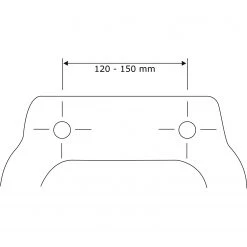 WENKO Siège WC Mop - Thermoplast, fixation : Matière plastique - Blanc -Accessoires de salle de bain Soldes 1000333021 220218 502 SKETCH DETAILS P000000001000333021 sketch