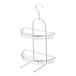 WENKO Serviteur de douche Kuopio - Acier - Argenté