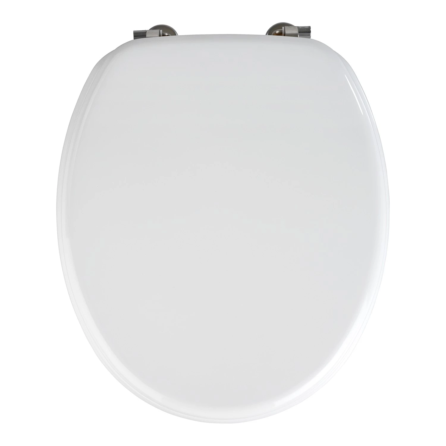 WENKO Siège WC Valencia - Blanc, fixation : Acier inoxydable - Blanc 1 WENKO Siège WC Valencia - Blanc, fixation : Acier inoxydable - Blanc