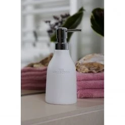 WENKO Distributeur de savon The Collection - Polyrésine - Blanc -Accessoires de salle de bain Soldes 1000333041 220218 020 MOOD DETAILS P000000001000333041 mood