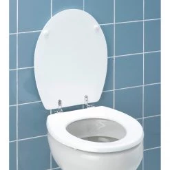 WENKO Siège WC Bali - Blanc, fixation : Acier inoxydable - Blanc 12 WENKO Siège WC Bali - Blanc, fixation : Acier inoxydable - Blanc -Accessoires de salle de bain Soldes 1000333042 220218 021 MOOD DETAILS P000000001000333042 mood