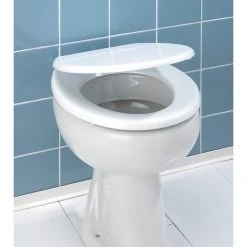 WENKO Siège WC Bali - Blanc, fixation : Acier inoxydable - Blanc 13 WENKO Siège WC Bali - Blanc, fixation : Acier inoxydable - Blanc -Accessoires de salle de bain Soldes 1000333042 220218 022 MOOD DETAILS P000000001000333042 mood