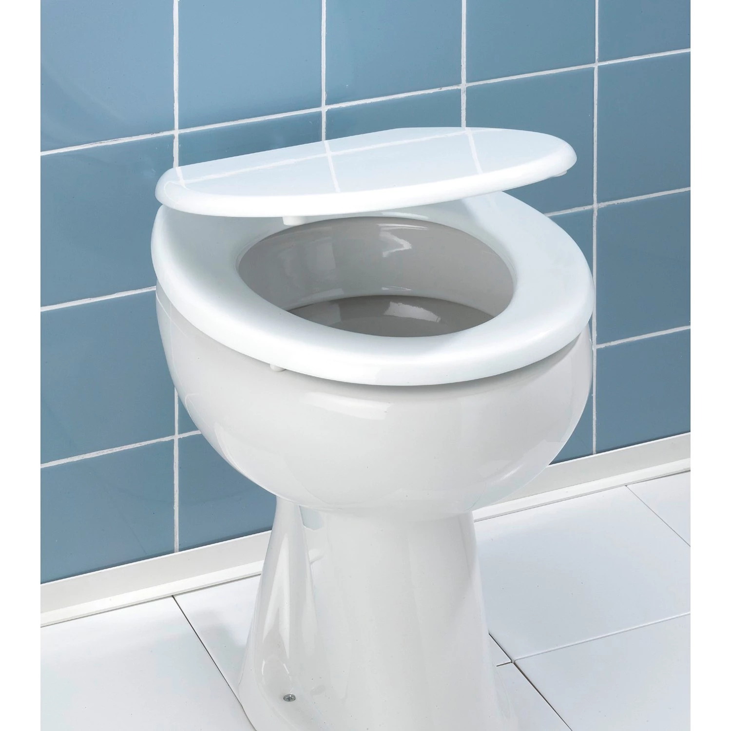 WENKO Siège WC Bali - Blanc, fixation : Acier inoxydable - Blanc 4 WENKO Siège WC Bali - Blanc, fixation : Acier inoxydable - Blanc – Image 4