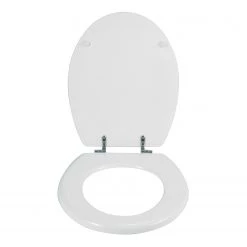 WENKO Siège WC Bali - Blanc, fixation : Acier inoxydable - Blanc 14 WENKO Siège WC Bali - Blanc, fixation : Acier inoxydable - Blanc -Accessoires de salle de bain Soldes 1000333042 220218 030 DETAILS P000000001000333042