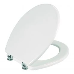 WENKO Siège WC Bali - Blanc, fixation : Acier inoxydable - Blanc 15 WENKO Siège WC Bali - Blanc, fixation : Acier inoxydable - Blanc -Accessoires de salle de bain Soldes 1000333042 220218 031 DETAILS P000000001000333042