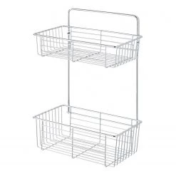 WENKO Étagère murale Catania - Acier - Argenté