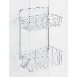 WENKO Étagère murale Catania - Acier - Argenté -Accessoires de salle de bain Soldes 1000333043 220218 021 MOOD DETAILS P000000001000333043 mood