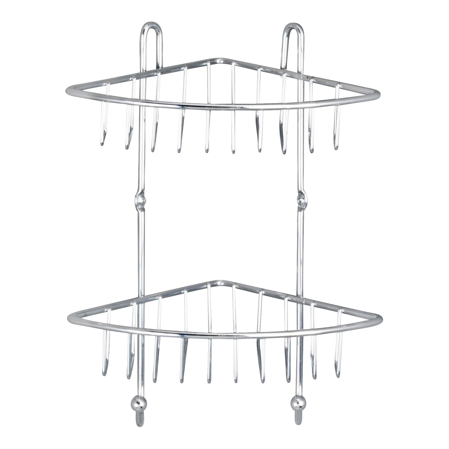 WENKO Étagère d’angle Milano - Acier - Argenté 1 WENKO Étagère d’angle Milano - Acier - Argenté